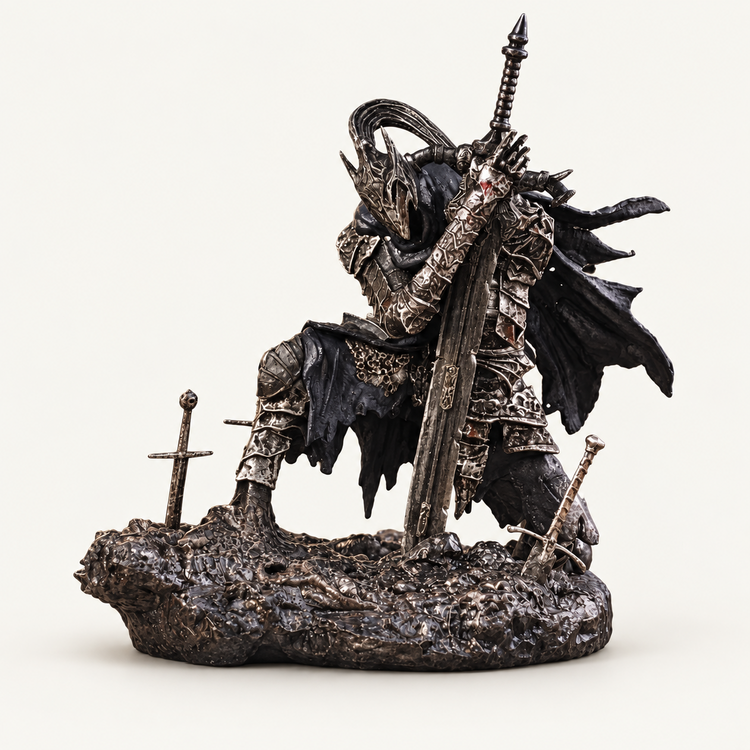 Fallen Abyss Knight Statue — 15 cm