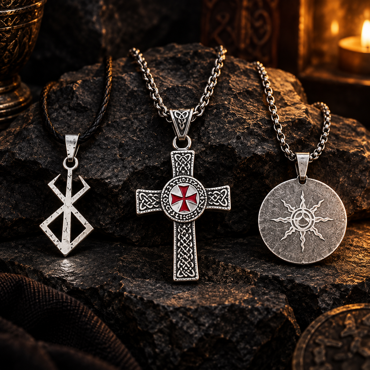 Dark medieval fantasy jewelry category image