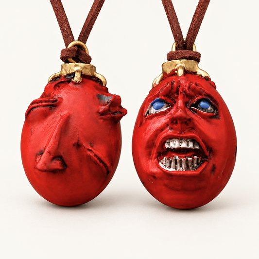 Crimson Fate Egg Keychain