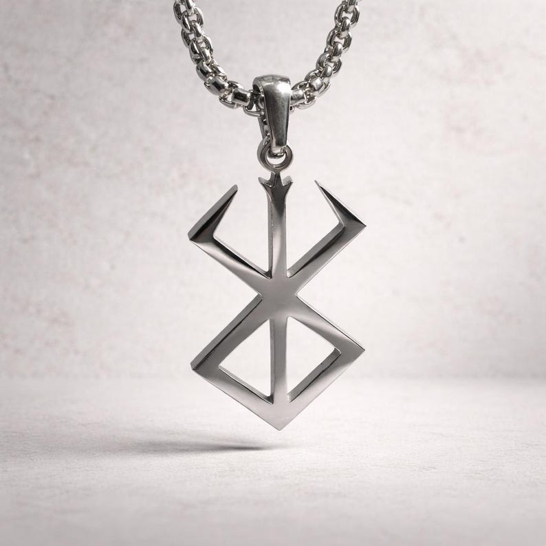 Sacrifice Rune Statement Necklace — 60 cm