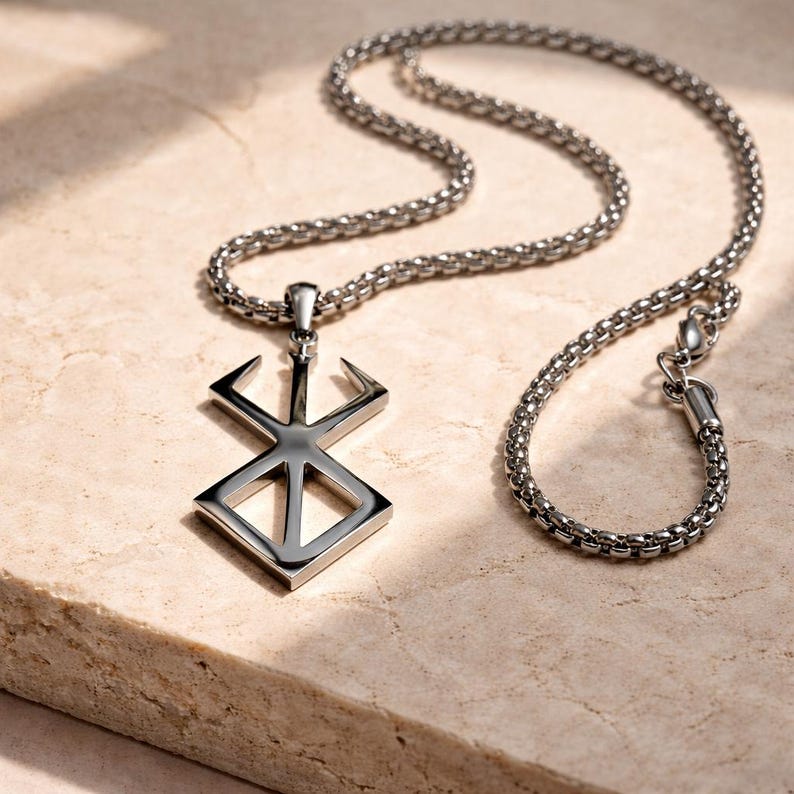 Sacrifice Rune Statement Necklace — 60 cm