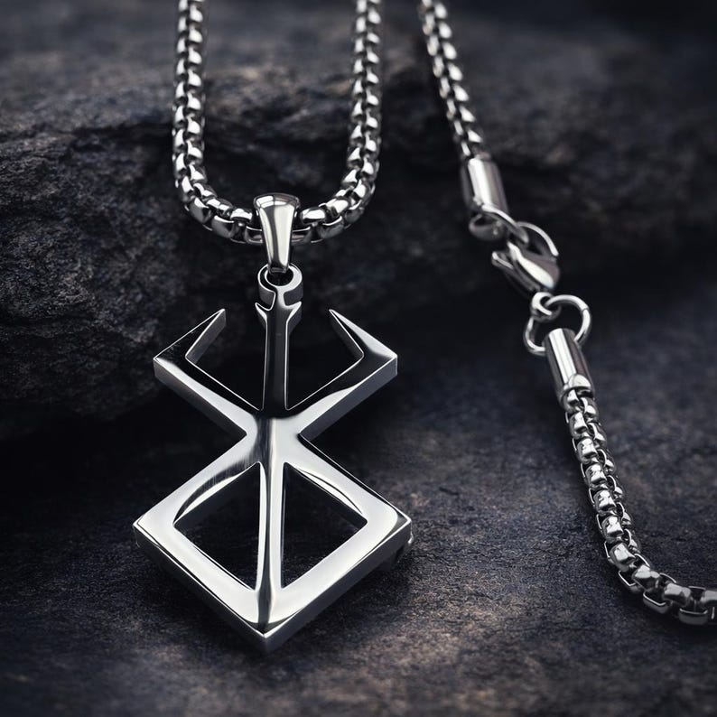 Sacrifice Rune Statement Necklace — 60 cm