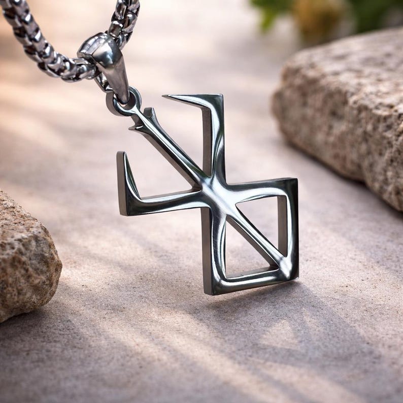 Sacrifice Rune Statement Necklace — 60 cm