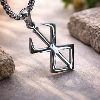 Sacrifice Rune Statement Necklace — 60 cm