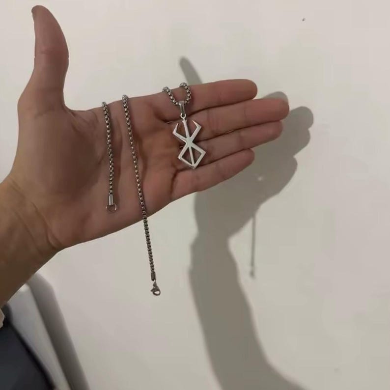 Sacrifice Rune Statement Necklace — 60 cm