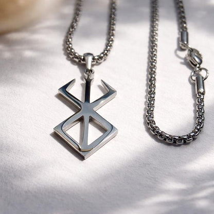 Sacrifice Rune Statement Necklace — 60 cm