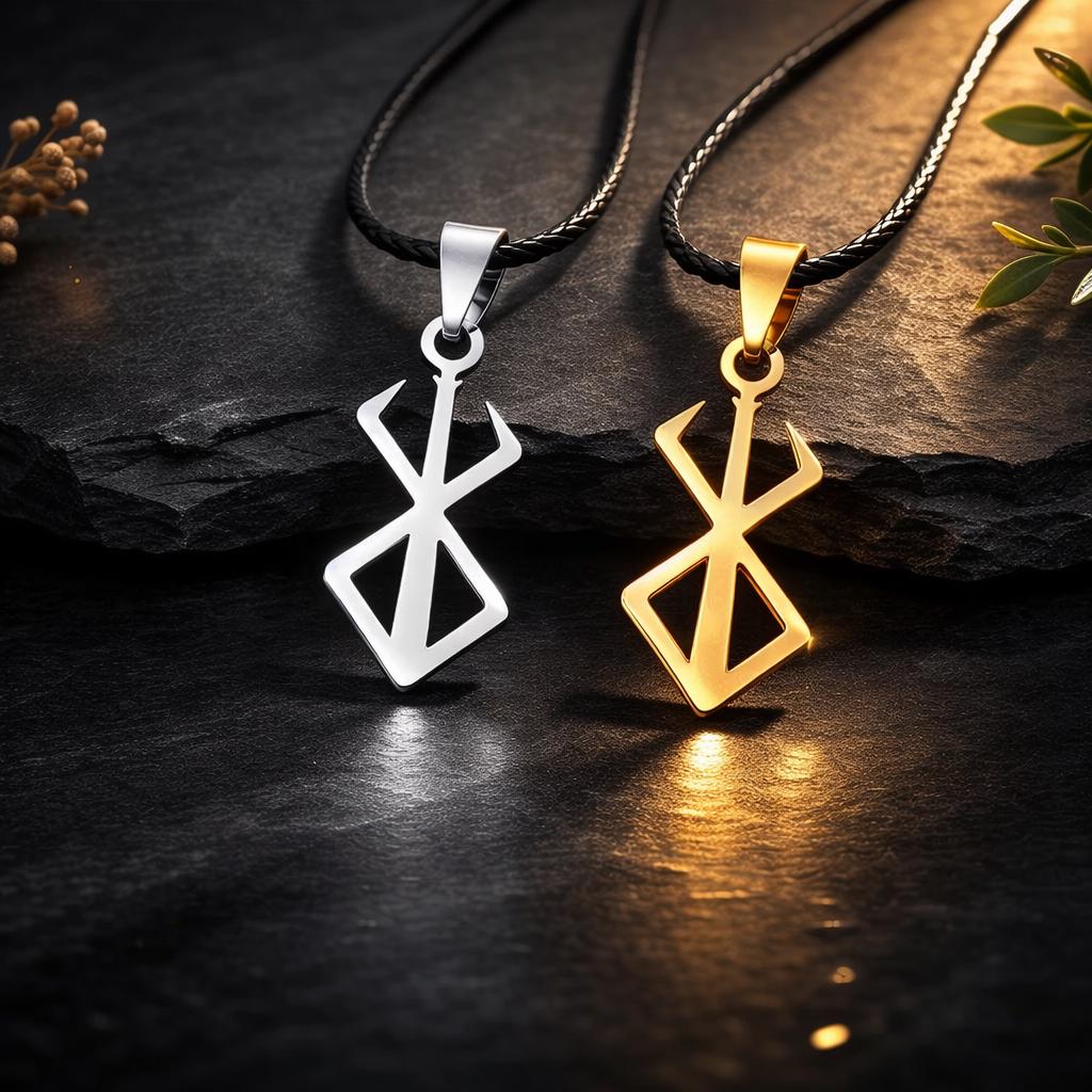 Sacrifice Rune Necklace — Stainless Steel
