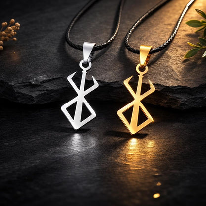 Sacrifice Rune Necklace — Stainless Steel