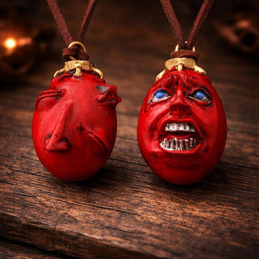 Crimson Fate Egg Keychain