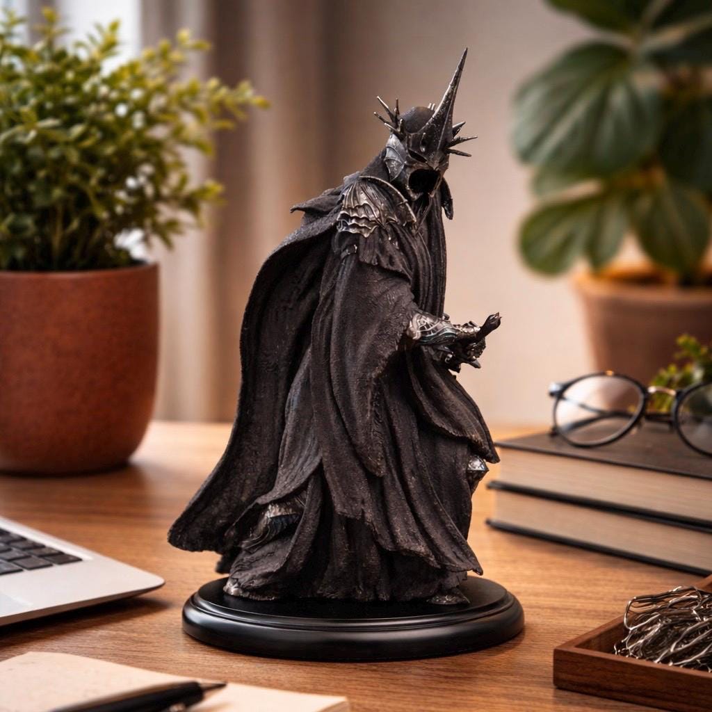 Wraith King Dark Fantasy Statue — 19 cm