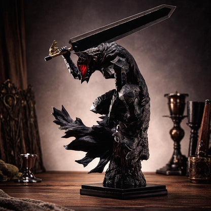 Black Swordsman Armored Statue — 24 cm