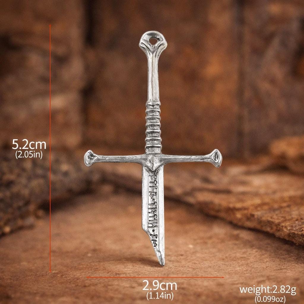 Broken Sword Medieval Lapel Pin
