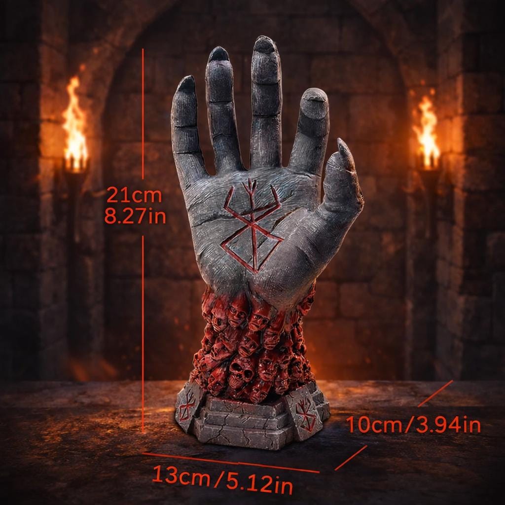 Eclipse Hand Dark Fantasy Statue