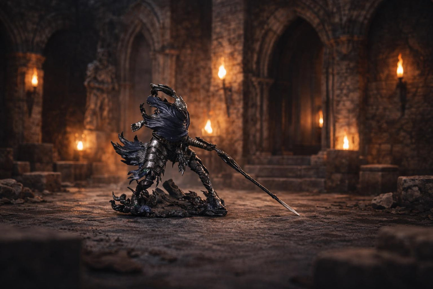 Abysswalker Knight Statue — 19 cm