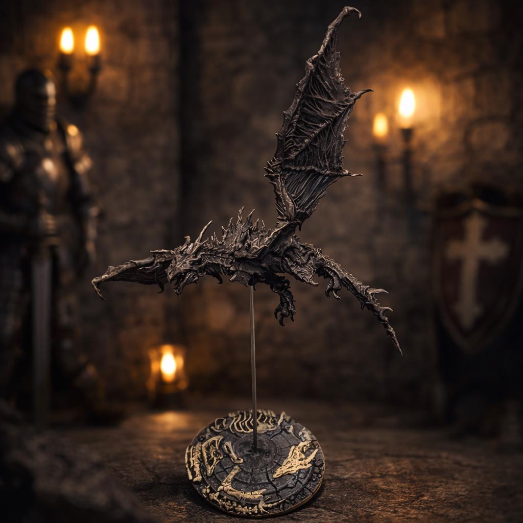 World-Eater Dragon Display Statue