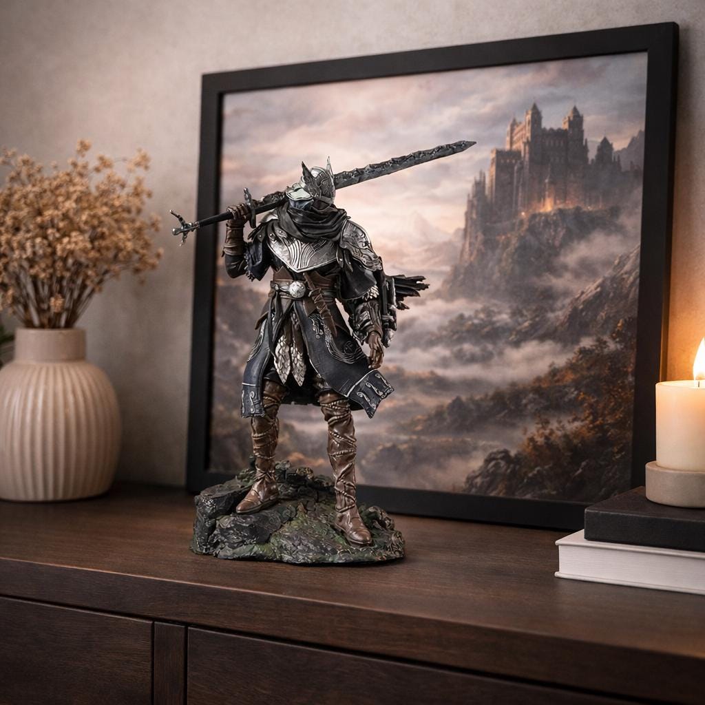 Greatsword Knight Display Statue — 24 cm