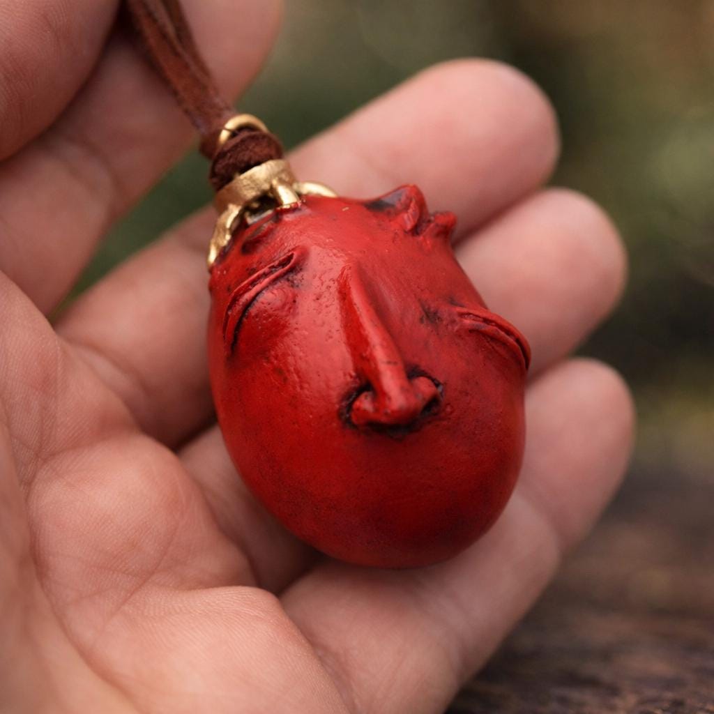 Crimson Fate Egg Keychain
