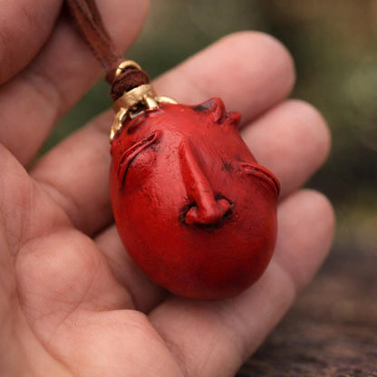 Crimson Fate Egg Keychain