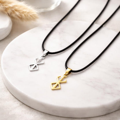 Sacrifice Rune Necklace — Stainless Steel