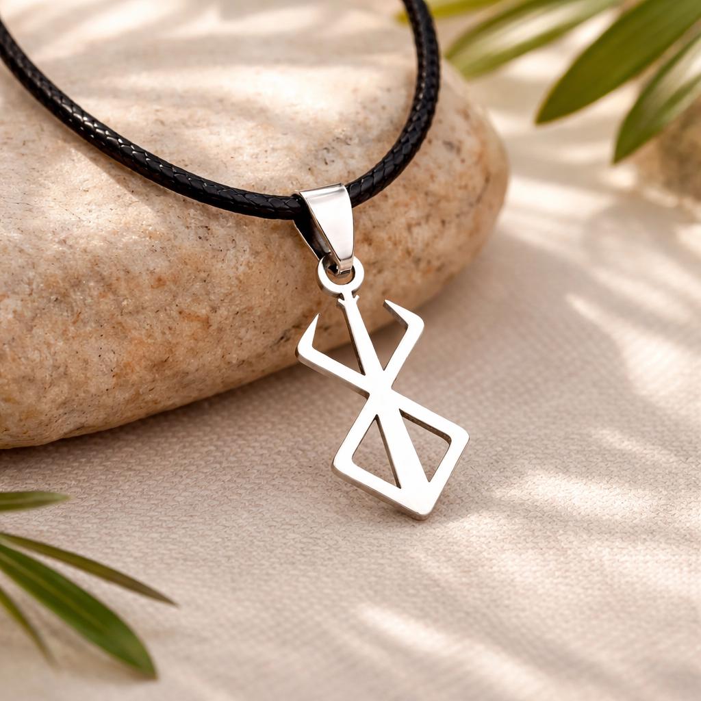 Sacrifice Rune Necklace — Stainless Steel