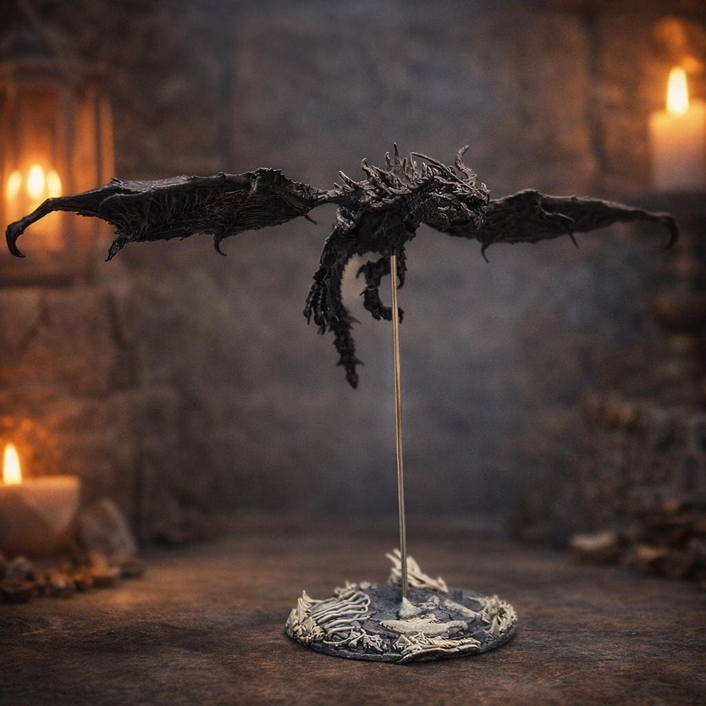 World-Eater Dragon Display Statue