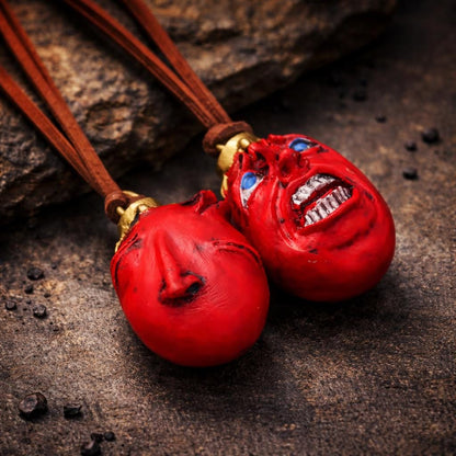 Crimson Fate Egg Keychain