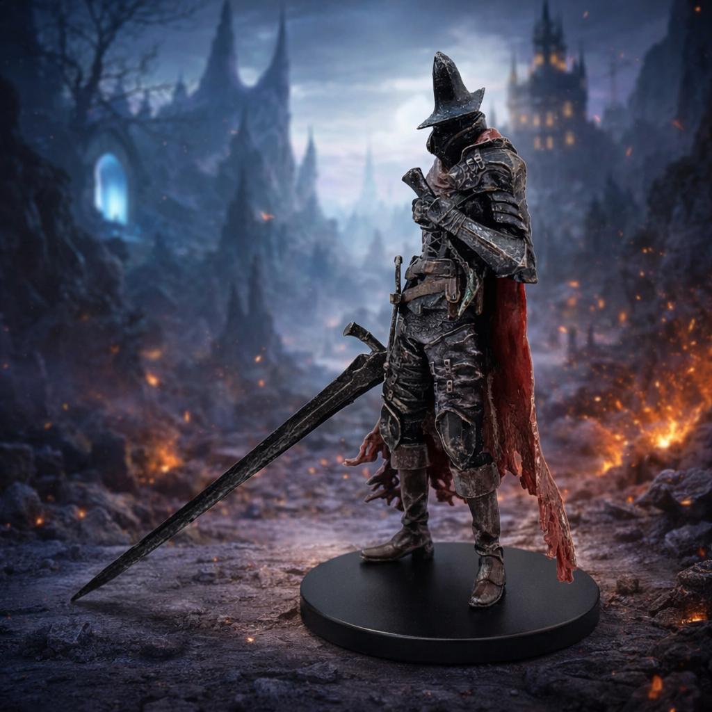 Fallen Knight Dark Fantasy Statue