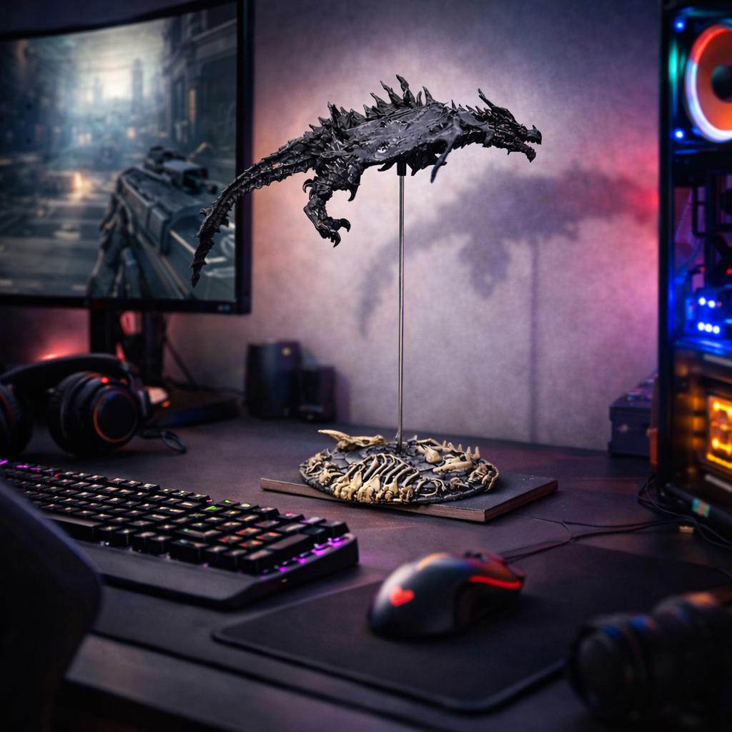 World-Eater Dragon Display Statue