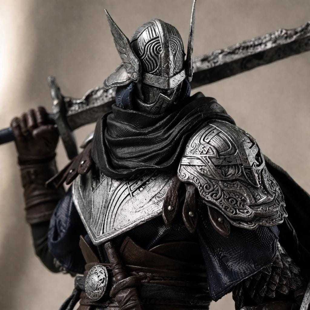 Greatsword Knight Display Statue — 24 cm