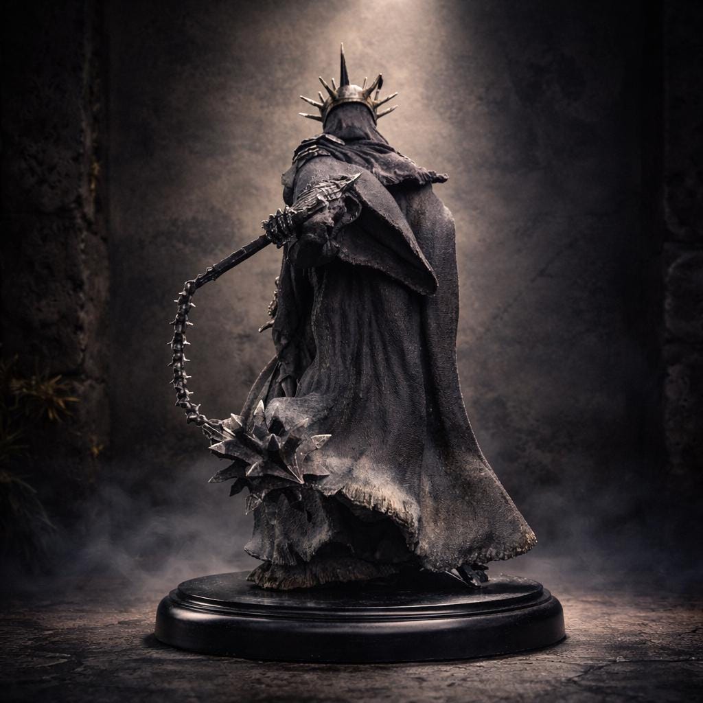 Wraith King Dark Fantasy Statue — 19 cm