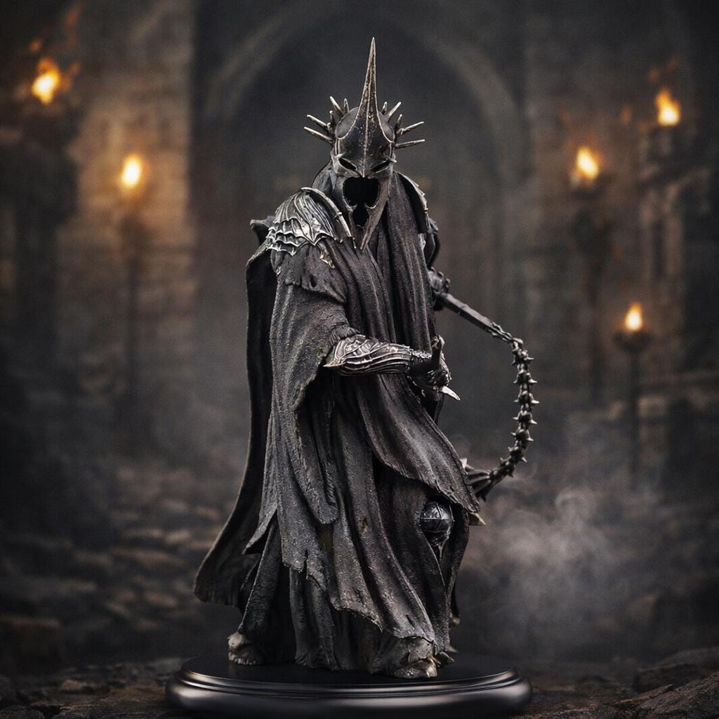 Wraith King Dark Fantasy Statue — 19 cm