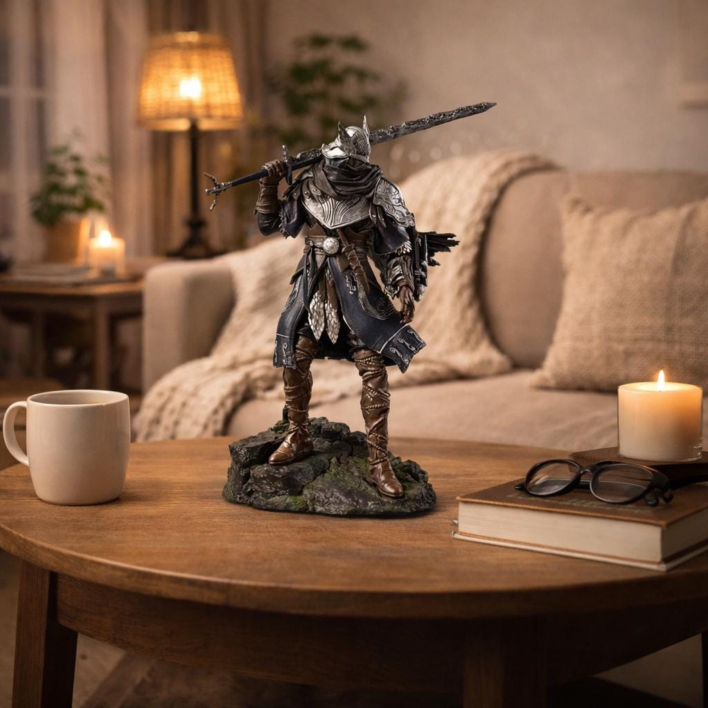 Greatsword Knight Display Statue — 24 cm