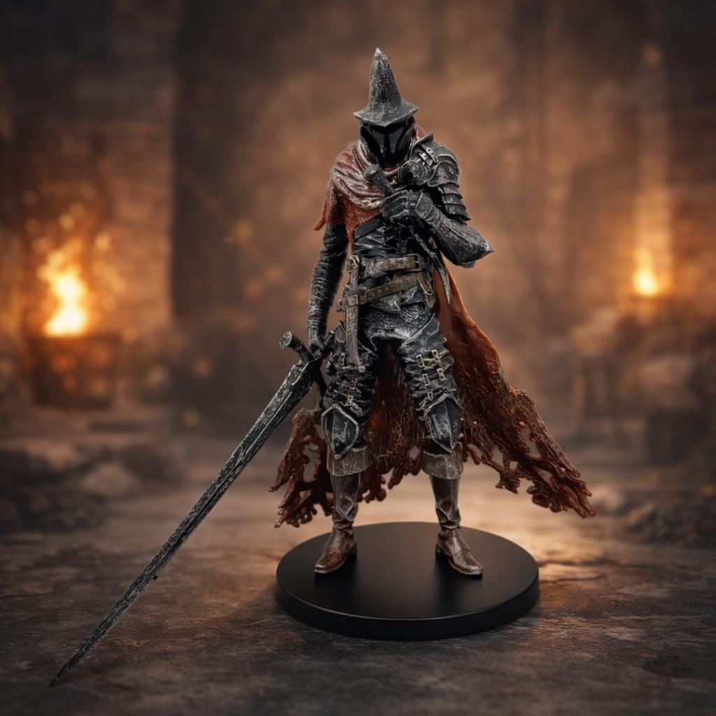 Fallen Knight Dark Fantasy Statue
