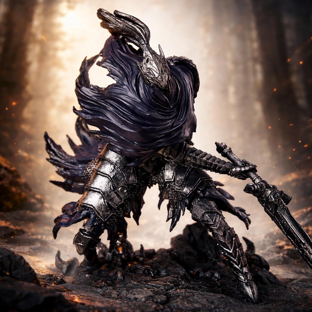 Abysswalker Knight Statue — 19 cm