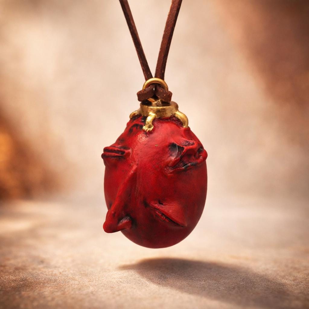 Crimson Fate Egg Keychain