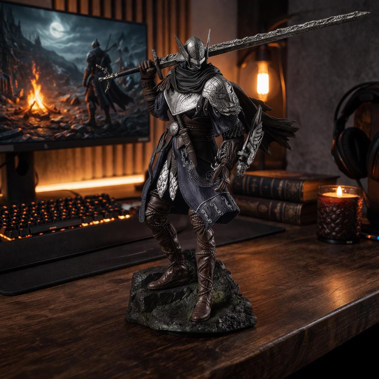 Greatsword Knight Display Statue — 24 cm