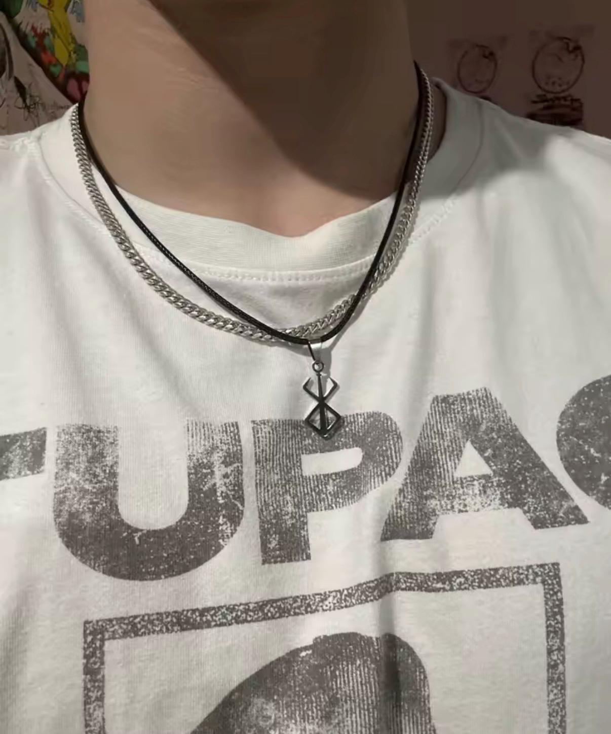 Sacrifice Rune Necklace — Stainless Steel