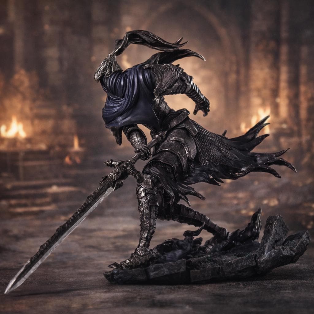 Abysswalker Knight Statue — 19 cm