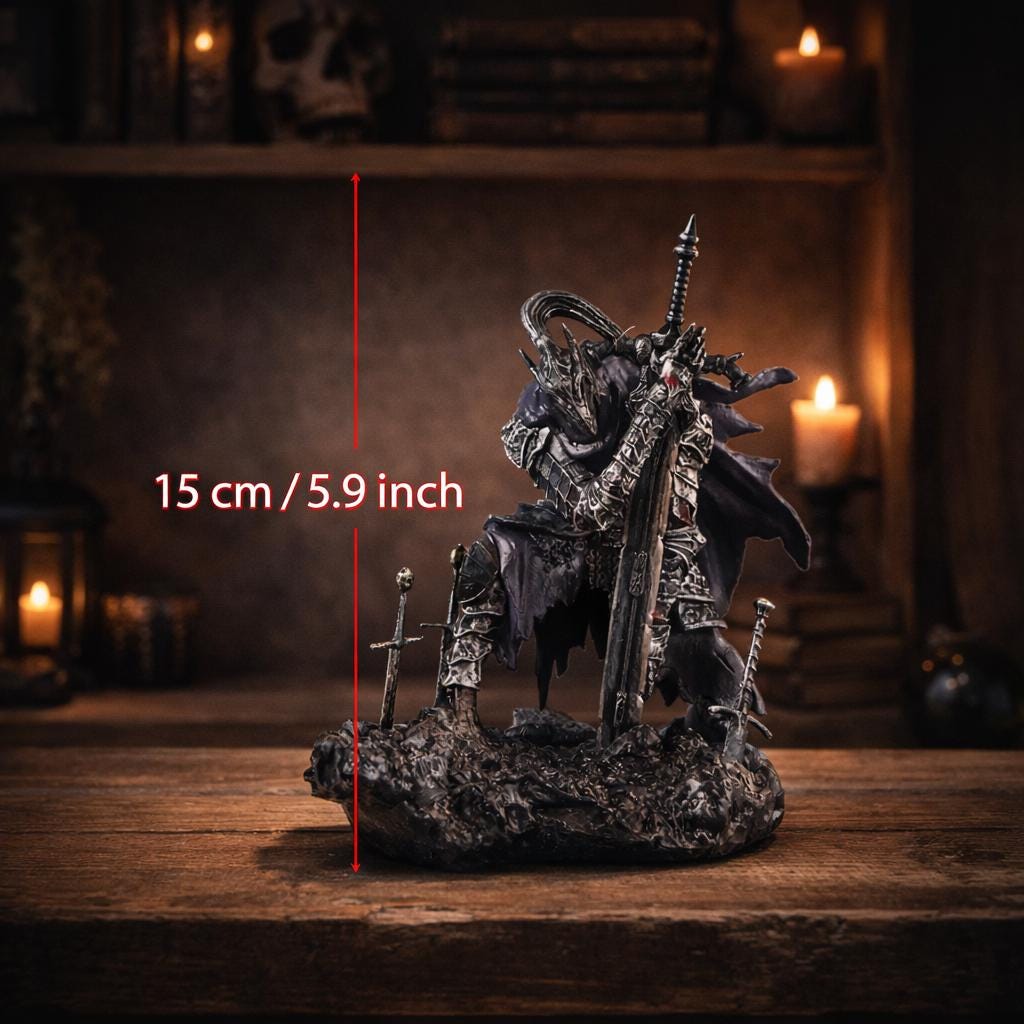 Fallen Abyss Knight Statue — 15 cm