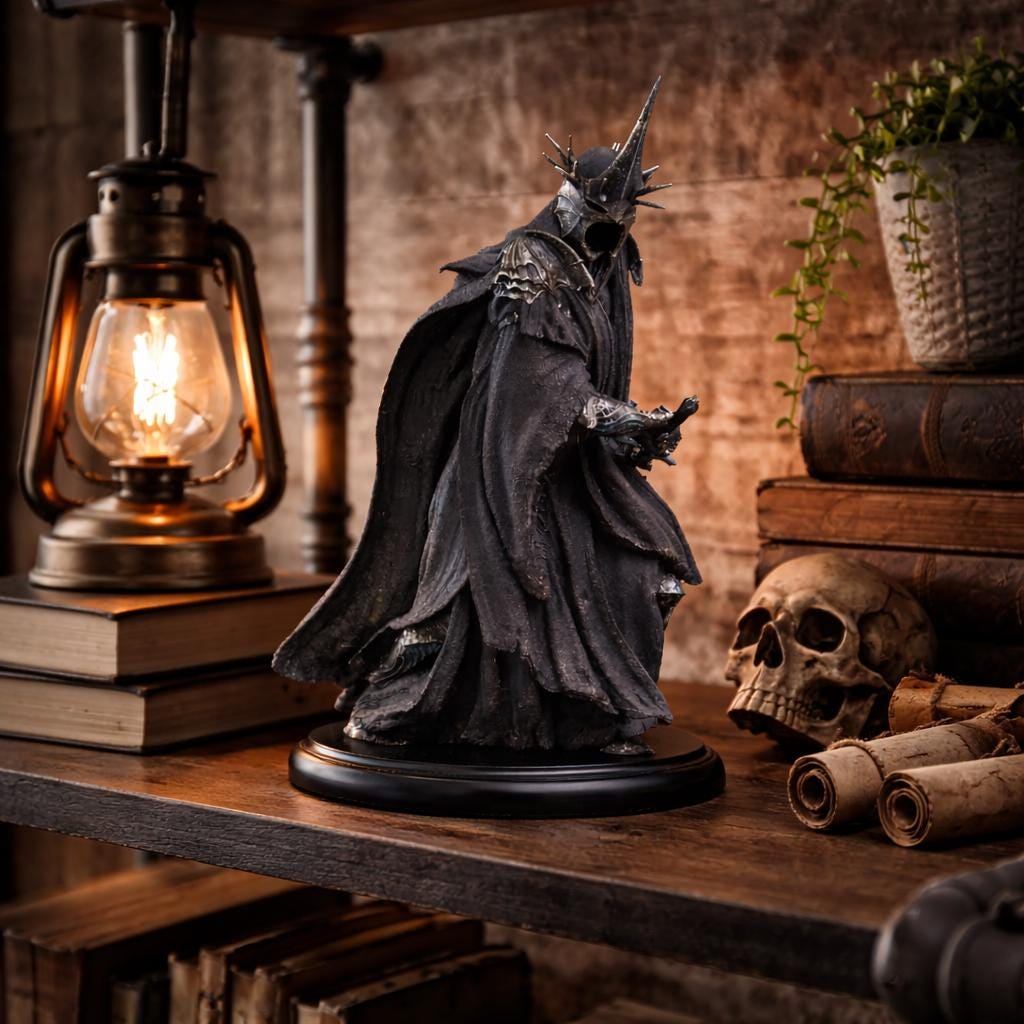 Wraith King Dark Fantasy Statue — 19 cm